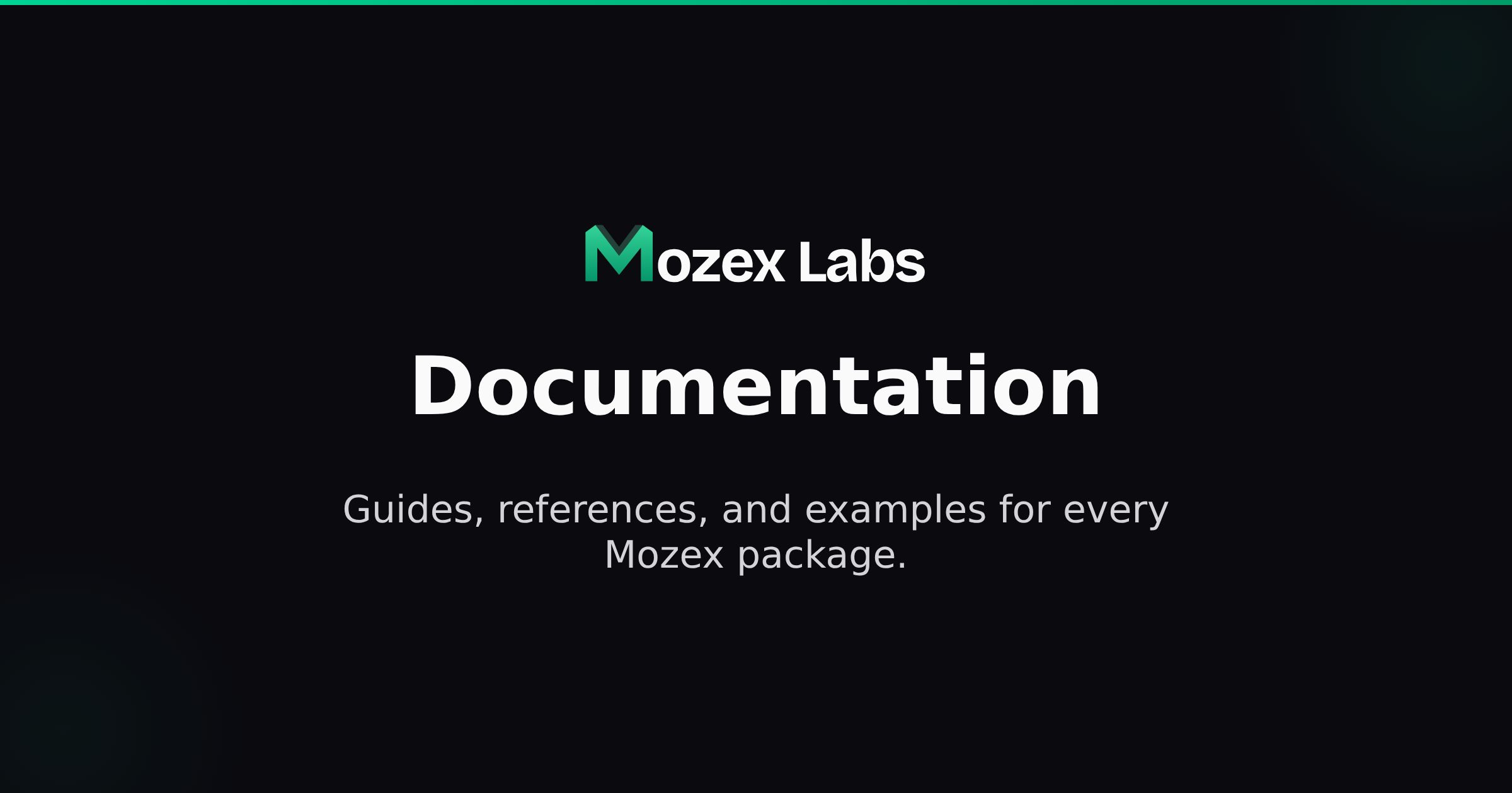 Documentation | Mozex